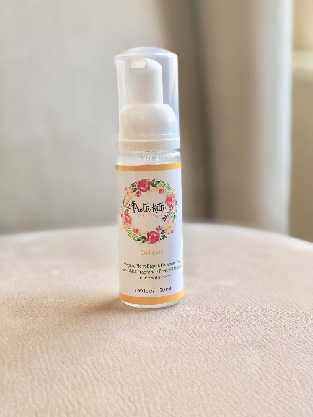 Pretti Kitti Delicate Travel Size   2oz