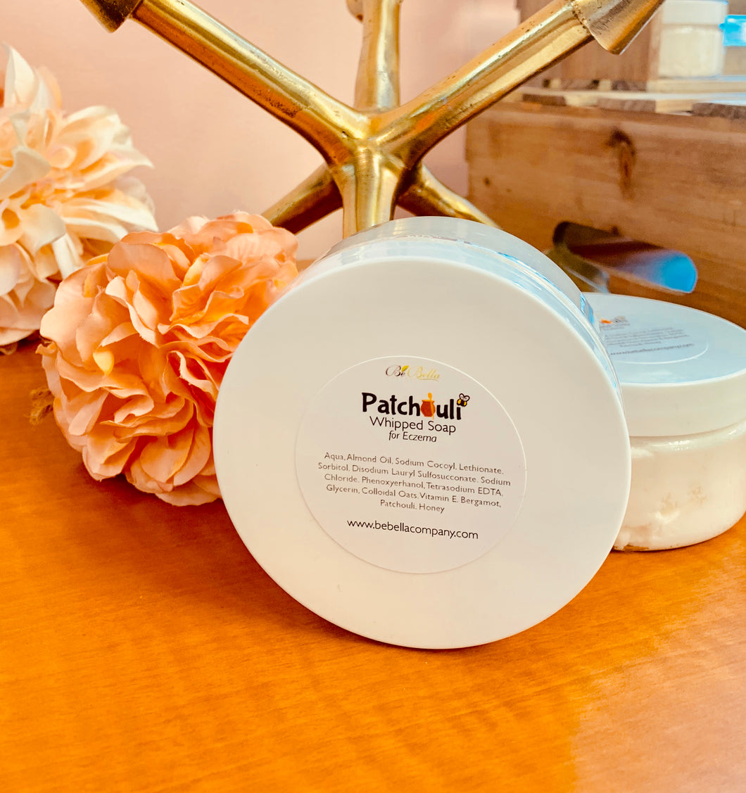 Patchouli Whipped Soap(New 12oz Jar)