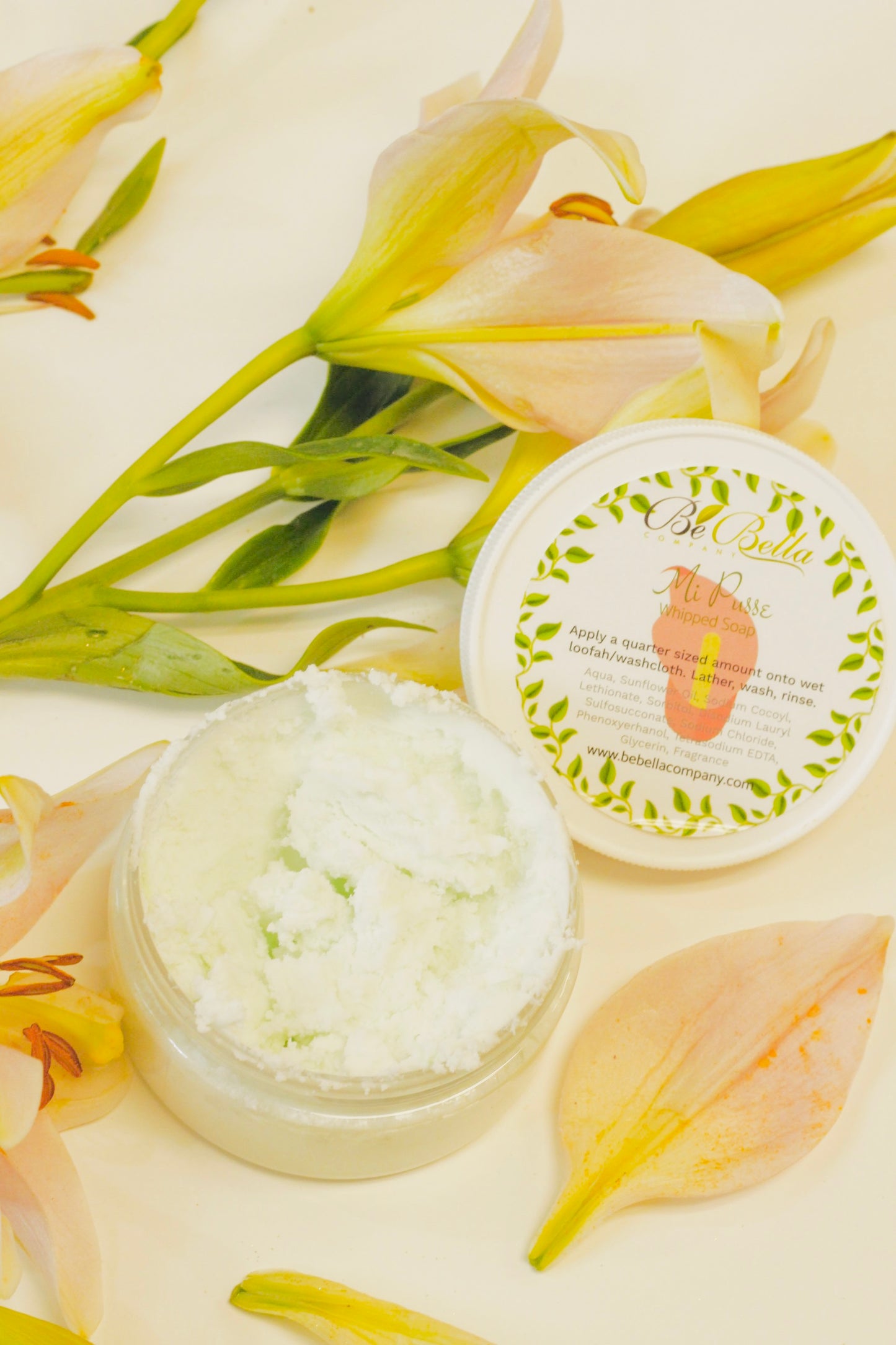 Mi Pusse Whipped Soap/Whipped Body Scrub ( 12oz Jar)